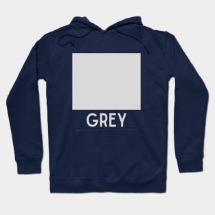 Learn Your Colour - Grey Hoodie